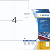 Herma strap.-fäh. Etik. 105x148 25 Blatt DIN A4 100 Stück 4697 Herma strap.-fäh. Etik. 105x148 25 Blatt DIN A4 100 Stück 4697