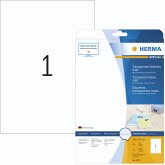 Herma transp. Etiketten 210X297 25 Blatt DIN A4 25 Stück 4375 Herma transp. Etiketten 210X297 25 Blatt DIN A4 25 Stück 4375