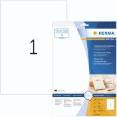 Herma Inkjet Etik. trans 210x297 10 Blatt DIN A4 10 Stück 8964