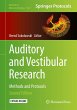 Auditory and Vestibular Research - Bild 1