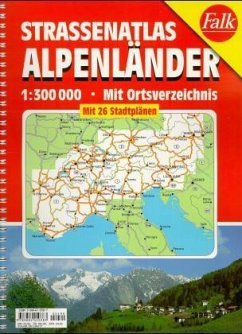 Falk Plan Straßenatlas Alpenländer