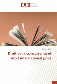 Droit de la concurrence et droit international privé