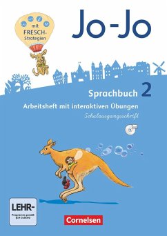 Jo-Jo Sprachbuch - Allgemeine Ausgabe - Neubearbeitung 2016. 2. Schuljahr - Arbeitsheft in Schulausgangsschrift mit CD-ROM - Naumann-Harms, Henriette;Brunold, Frido
