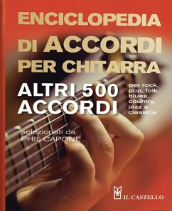 Cover Enciclopedia di accordi per chitarra. Altri 500 accordi