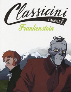 Cover Frankenstein da Mary Shelley. Classicini