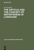 The Article and the Concept of Definiteness in Language