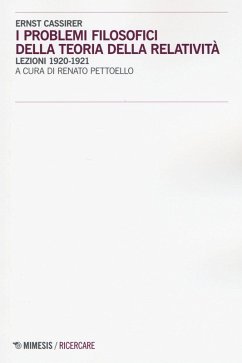 Cover I problemi filosofici della teoria della relatività. Lezioni 1920-1921