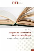 Approche contrastive franco-comorienne