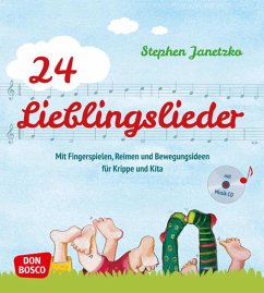 24 Lieblingslieder, Liederbuch, m. Audio-CD - Janetzko, Stephen