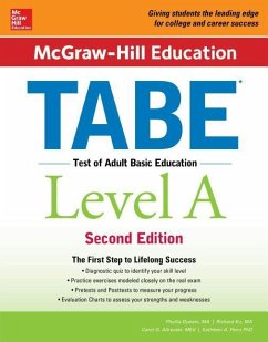 McGraw-Hill Education Tabe Level A, Second Edition - Dutwin, Phyllis; Altreuter, Carol J; Peno, Kathleen A; Ku, Richard