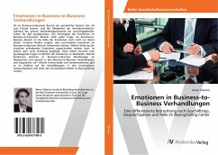 Emotionen in Business-to-Business Verhandlungen - Taferner, Remo