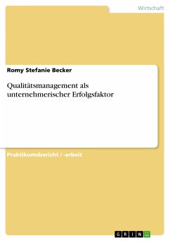 Qualitätsmanagement als unternehmerischer Erfolgsfaktor (eBook, ePUB) - Becker, Romy Stefanie