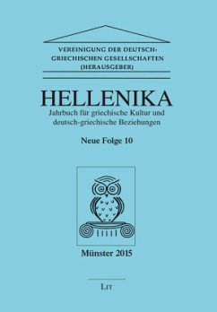 Cover Hellenika. Jahrbuch für griechische Kultur und Deutsch-Griechische Beziehungen