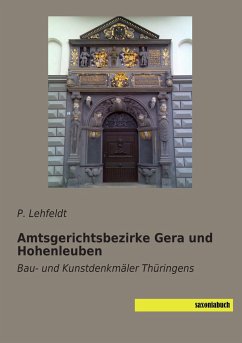 Amtsgerichtsbezirke Gera und Hohenleuben - Lehfeldt, P.