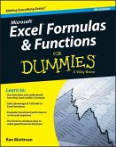 Excel Formulas and Functions For Dummies (eBook, PDF)