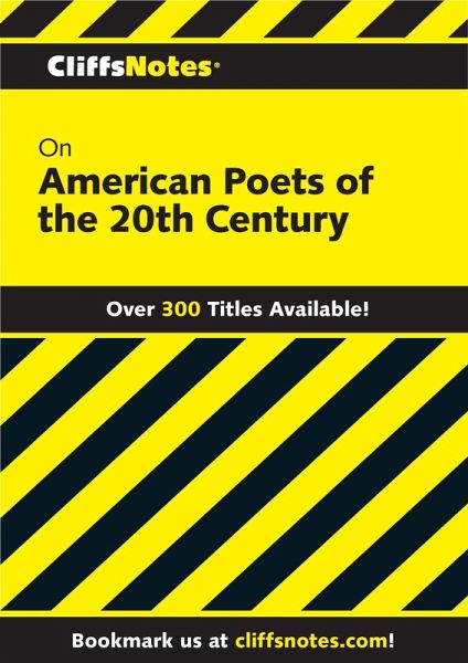 CliffsNotes on American Poets of the 20th Century (eBook, ePUB)