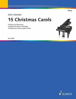 Cover 15 Christmas Carols for Piano 4 Hands