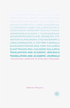 Translation and Academic Journals (eBook, PDF)