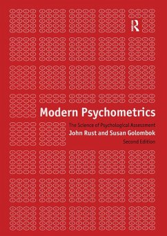 Modern Psychometrics (eBook, PDF) - Rust, John; Golombok, Susan