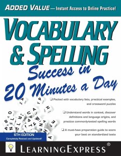 Cover Vocabulary & Spelling Success in 20 Minutes a Day (eBook, ePUB)