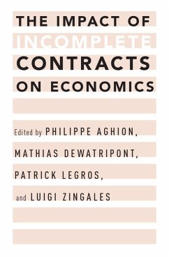 Cover The Impact of Incomplete Contracts on Economics (eBook, ePUB)