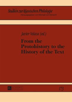 From the Protohistory to the History of the Text - Velaza, Javier
