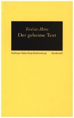 Der geheime Text / Poetikvorlesungen Bd.3 - Mora, Terézia