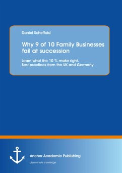 Why 9 of 10 Family Businesses fail at succession: Learn what the 10 % make right. Best practices from the UK and Germany (eBook, PDF) - Scheffold, Daniel
