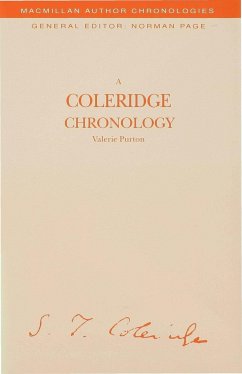 A Coleridge Chronology - Purton, Valerie