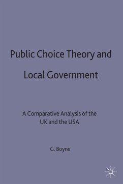 Public Choice Theory and Local Government - Boyne, George A.