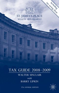 St James's Place Tax Guide 2008-2009 - Sinclair, Walter;Lipkin, E.