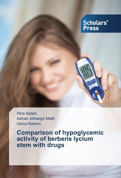 Comparison of hypoglycemic activity of berberis lycium stem with drugs - Aslam, Hina;Malik, Adnan Jehangir;Naeem, Uzma