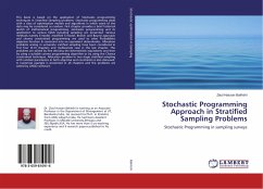 Stochastic Programming Approach in Stratified Sampling Problems