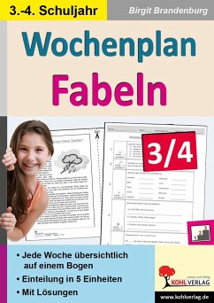 Wochenplan Fabeln / Klasse 3-4 - Brandenburg, Birgit