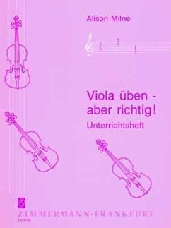 Cover Viola üben aber richtig Unterrichstheft