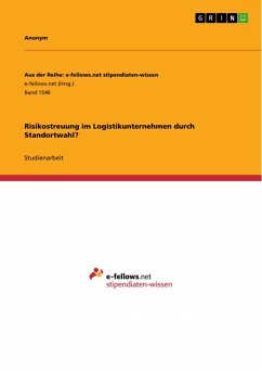 Cover Risikostreuung im Logistikunternehmen durch Standortwahl? (eBook, ePUB)