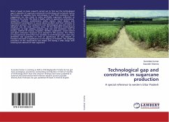 Technological gap and constraints in sugarcane production