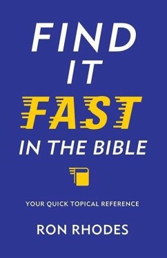 Find It Fast in the Bible - Rhodes, Ron