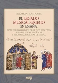 El legado musical griego en España : manuscritos griegos de música bizantina en bibliotecas españolas : I Biblioteca Nacional de España - Gatsioufa, Paraskevi