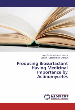 Producing Biosurfactant Having Medicinal Importance by Actinomycetes
