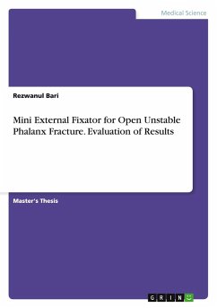Cover Mini External Fixator for Open Unstable Phalanx Fracture. Evaluation of Results