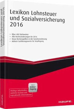 Cover Lexikon Lohnsteuer und Sozialversicherung 2016