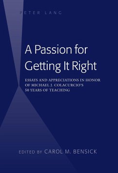 A Passion for Getting It Right