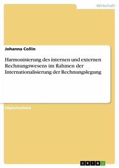 Harmonisierung des internen und externen Rechnungswesens im Rahmen der Internationalisierung der Rechnungslegung (eBook, ePUB) - Collin, Johanna