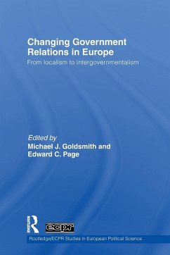 Cover Changing Government Relations in Europe