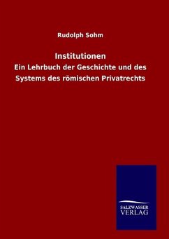 Institutionen - Sohm, Rudolph