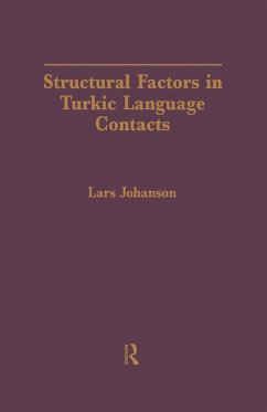 Structural Factors in Turkic Language Contacts - Johanson, Lars