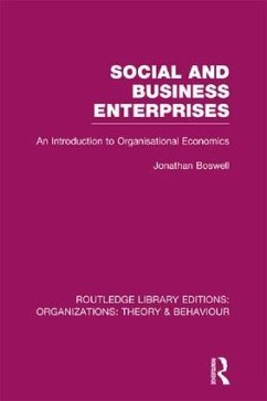 Social and Business Enterprises (RLE - Boswell, Jonathan