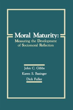 Moral Maturity - Gibbs, John C; Basinger, Karen S; Fuller, Dick