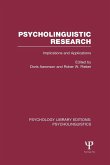 Psycholinguistic Research (Ple: Psycholinguistics)